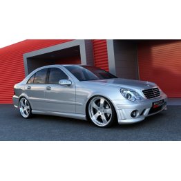 Аэродинамический обвес AMG W204 Look на Mercedes C W203